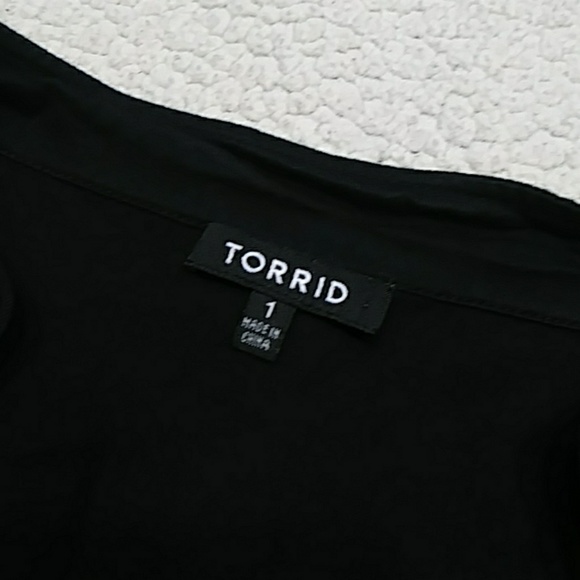 TORRID drape front vest size 1 - Picture 6 of 6